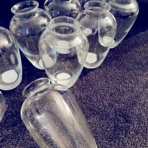 LIBBEY Glass Clear Bud Vases